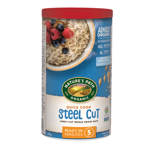 NATURE'S PATH, QUICK OATS CANISTER OR, 6 x 680G