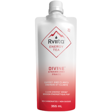 RVIITA ENERGY T, RVIITA ENERGY TEA DIVINE STRAWBERRY, 10 x 355ML
