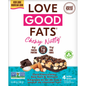 LOVE GOOD FATS, CHEWY N DK CHOC SEA SALT ALMONT BAR, 12 x 4X40G