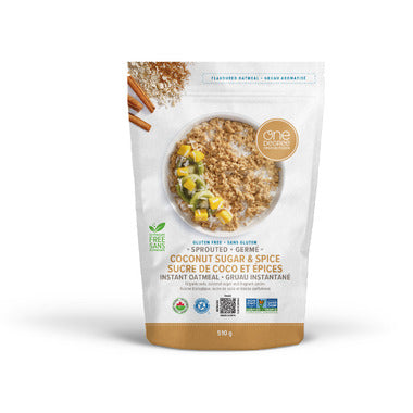 ONE DEGREE, SPROUTED COCONUT SUGAR AND SPICE INSTANT, 6 x 510G