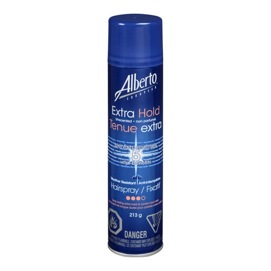 ALBERTO EXTRA HOLD NON-PERFUMED HAIR FIXATIVE, 6 X 213 G