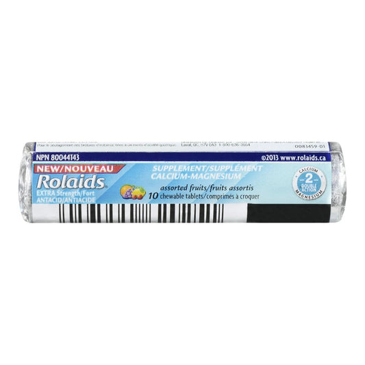 ROLAIDS ANTACID XT FRUIT FLAVORS, 12 X 1 UN