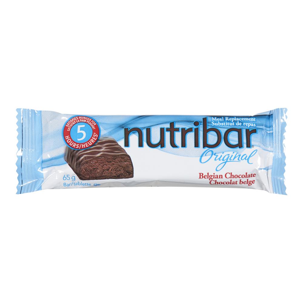 NUTRIBAR MEAL REPLACEMENT CHOCOLATE BELGIAN, 12 X 65 G