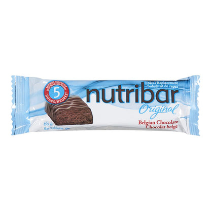 NUTRIBAR MEAL REPLACEMENT CHOCOLATE BELGIAN, 12 X 65 G