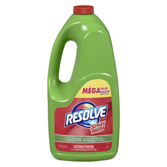 RESOLVE SPRAY AND WASH REFILL, 6 X 1.5 L