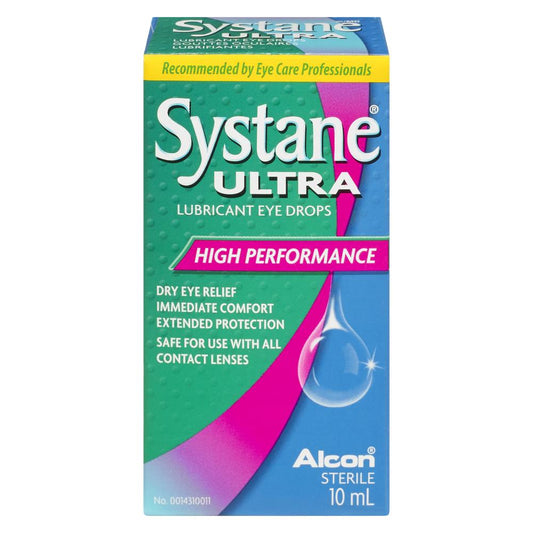 SYSTANE LUBRICATING EYE DROPS, 4 X 10 ML