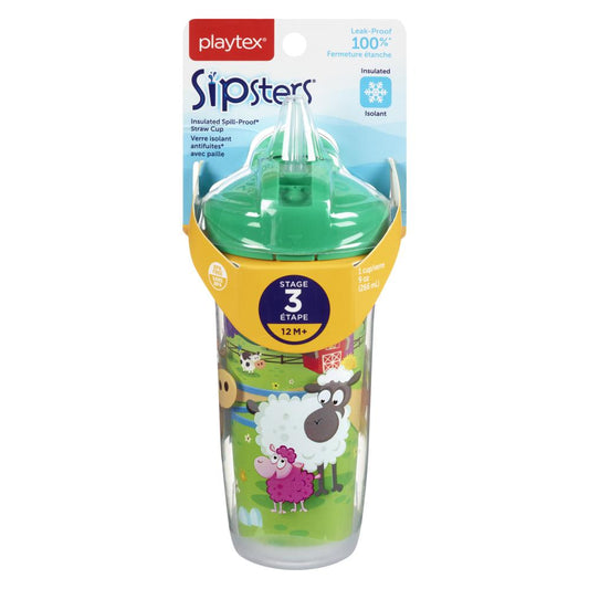 PLAYTEX BREAK-PROOF CUP WITH 9 OZ, 4 X 1 UN
