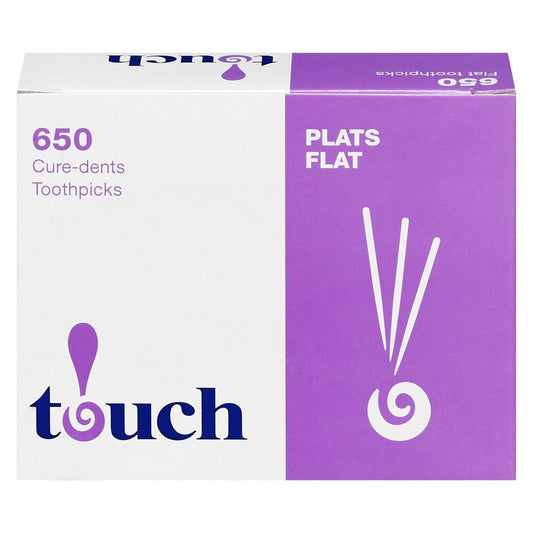 TOUCH FLAT TOOTHPICK BOX, 24 X 650 UN