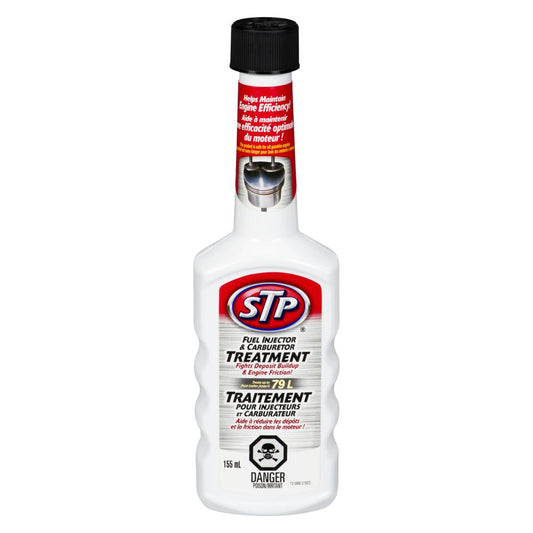 STP FUEL INJECTOR AND CARBURETOR CLEANER, 12 X 155 ML