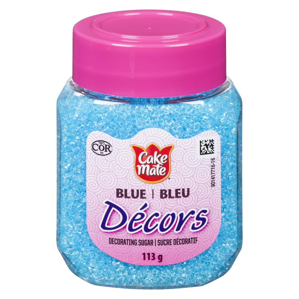 CAKEMATE DECO BLUE SUGAR, 6 X 113 G