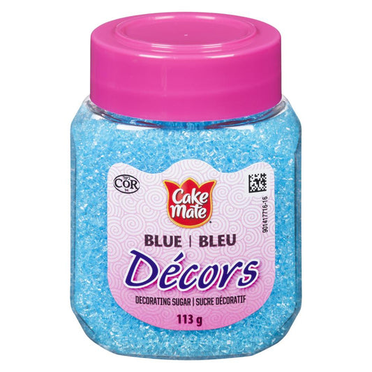CAKEMATE DECO BLUE SUGAR, 6 X 113 G