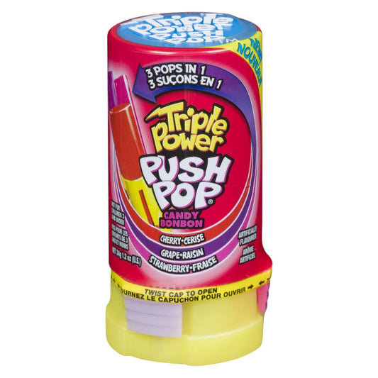 TOPPS PUSH POPS TRIPLE, 20 X 34 G