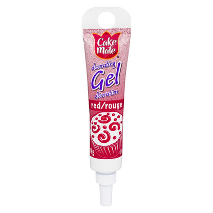 CAKEMATE DECORATION RED GEL, 12 X 19 G