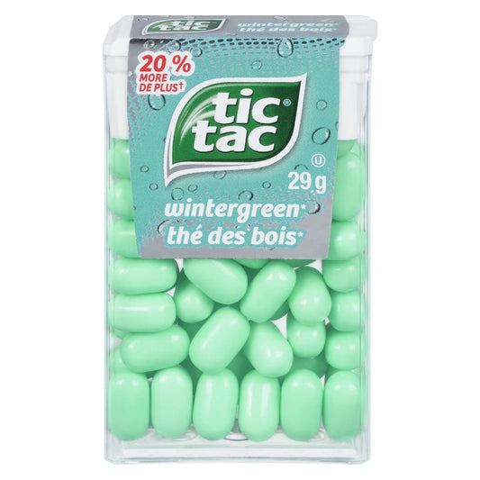 FERRERO TIC TAC MINTS WINTERGREEN, 12 X 29 G
