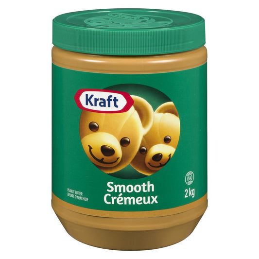 KRAFT CREAMY PEANUT BUTTER, 6 X 2 KG