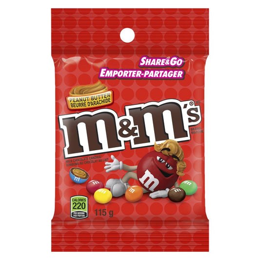 M&M PEANUT BUTTER, 24 X 115 G