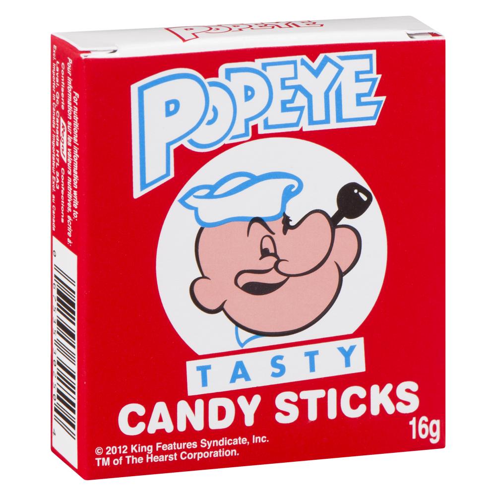 REGAL CANDY STICKS POPEYE, 48 X 16 G