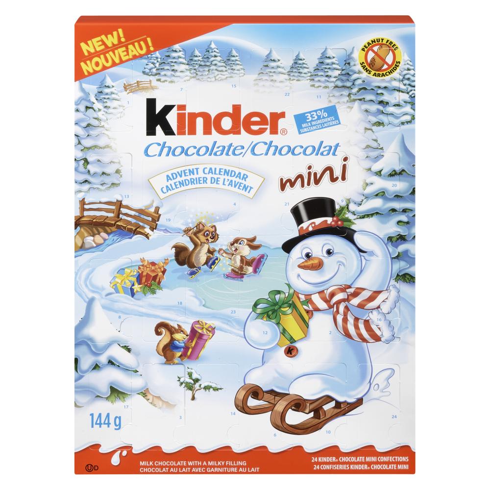 KINDER CHOCO MINI ADVENT CALENDAR, 20 X 144 G