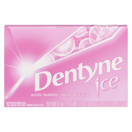 DENTYNE ICE GUM ARCTIC BALLOON, 12 X 1 UN