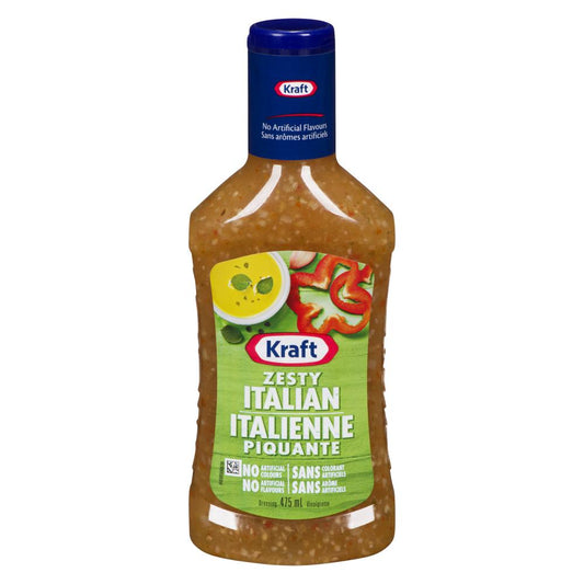 KRAFT SPICY ITALIAN VINAIGRETTE, 10 X 475 ML