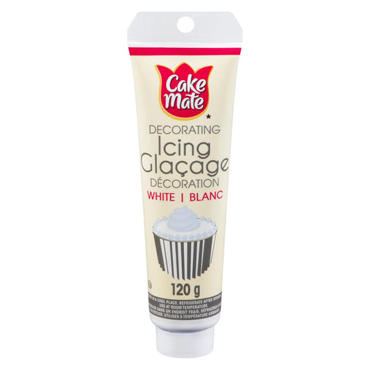 CAKEMATE DECORATION WHITE ICING, 12 X 120 G