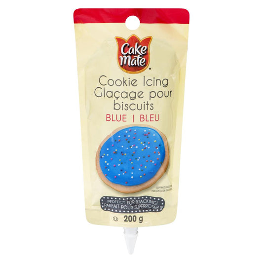 CAKEMATE DECORATION GLAZE BISCUIT BLUE, 6 X 200 G