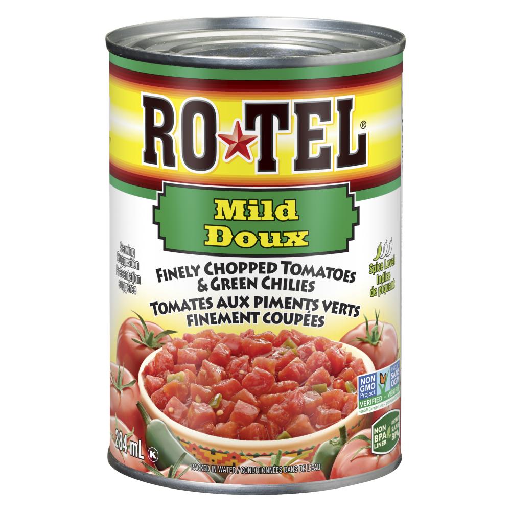 ROTEL DICED TOMATOES, 12 X 284 ML