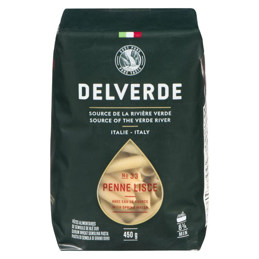 DELVERDE PENNE LISCE PASTA, 20 X 450 G
