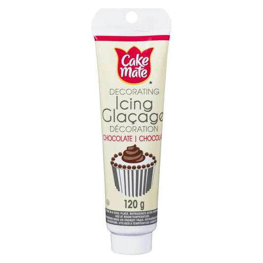 CAKEMATE DECORATION CHOCOLATE ICING, 12 X 120 G