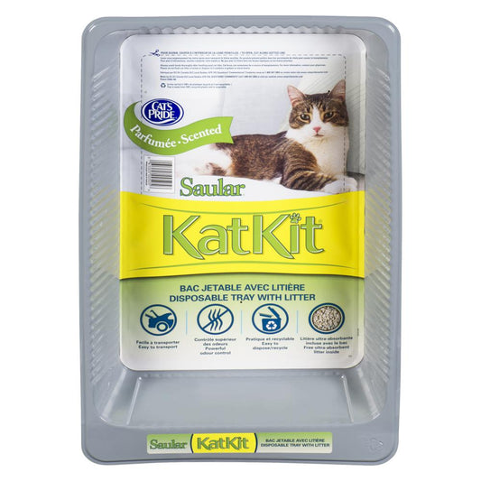 SAULAR CAT LITTER SCENTED PACK, 10 X 1 UN