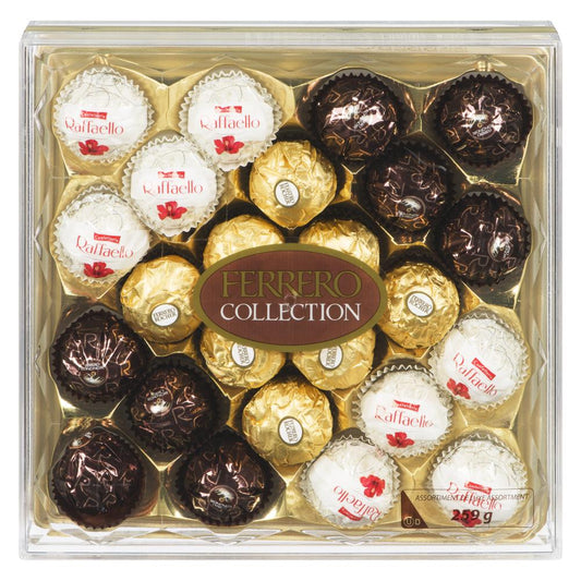 FERRERO CHOCOLATE COLLECTIBLE DIAMOND BOX, 6 X 259 G