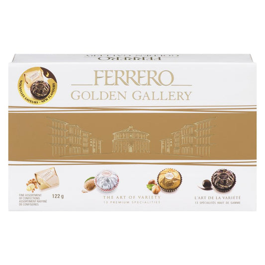 FERRERO BOX CHOCOLATE GOLDEN GALLERY, 6 X 122 G