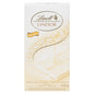 LINDT LINDOR BAR WHITE CHOCOLATE, 12 X 100 G
