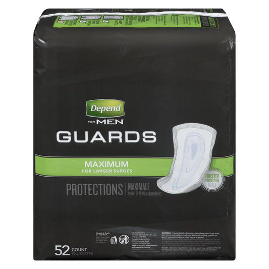 DEPEND MEN'S PROTECTIONS, 2 X 52 UN