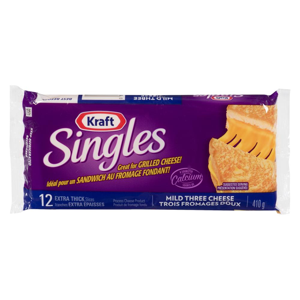 KRAFT INDIVIDUALLY WRAPPED MILD CHEESE SLICES, 24 X 12 X 34.17 G