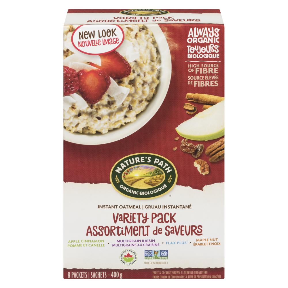 NATURE'S PATH ORGANIC MIXED GRAIN FLAKES, 6 X 8 X 50 G