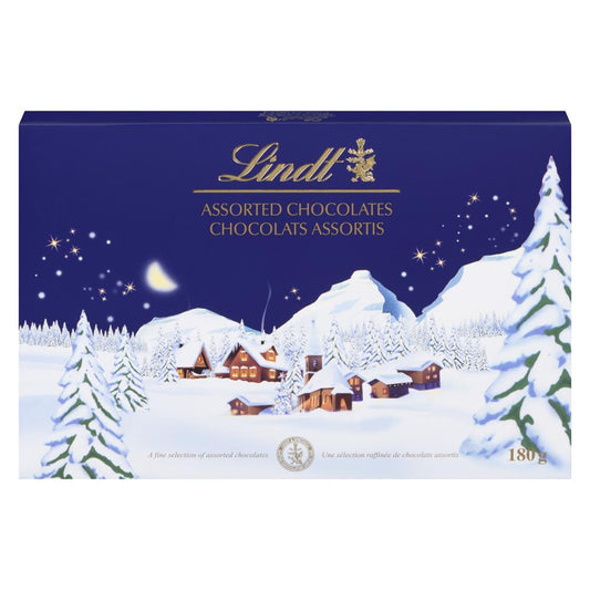 LINDT WINTERLAND BOX, 10 X 180 G