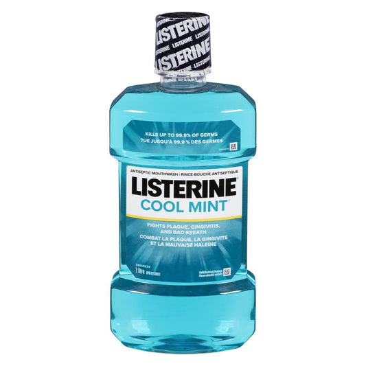 LISTERINE MOUTHWASH MENTHOL REFRESH, 6 X 1 L