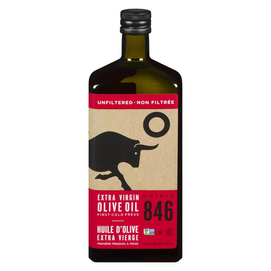 ORIGN846 UNFILTERED OLIVE OIL, 6 X 846 ML