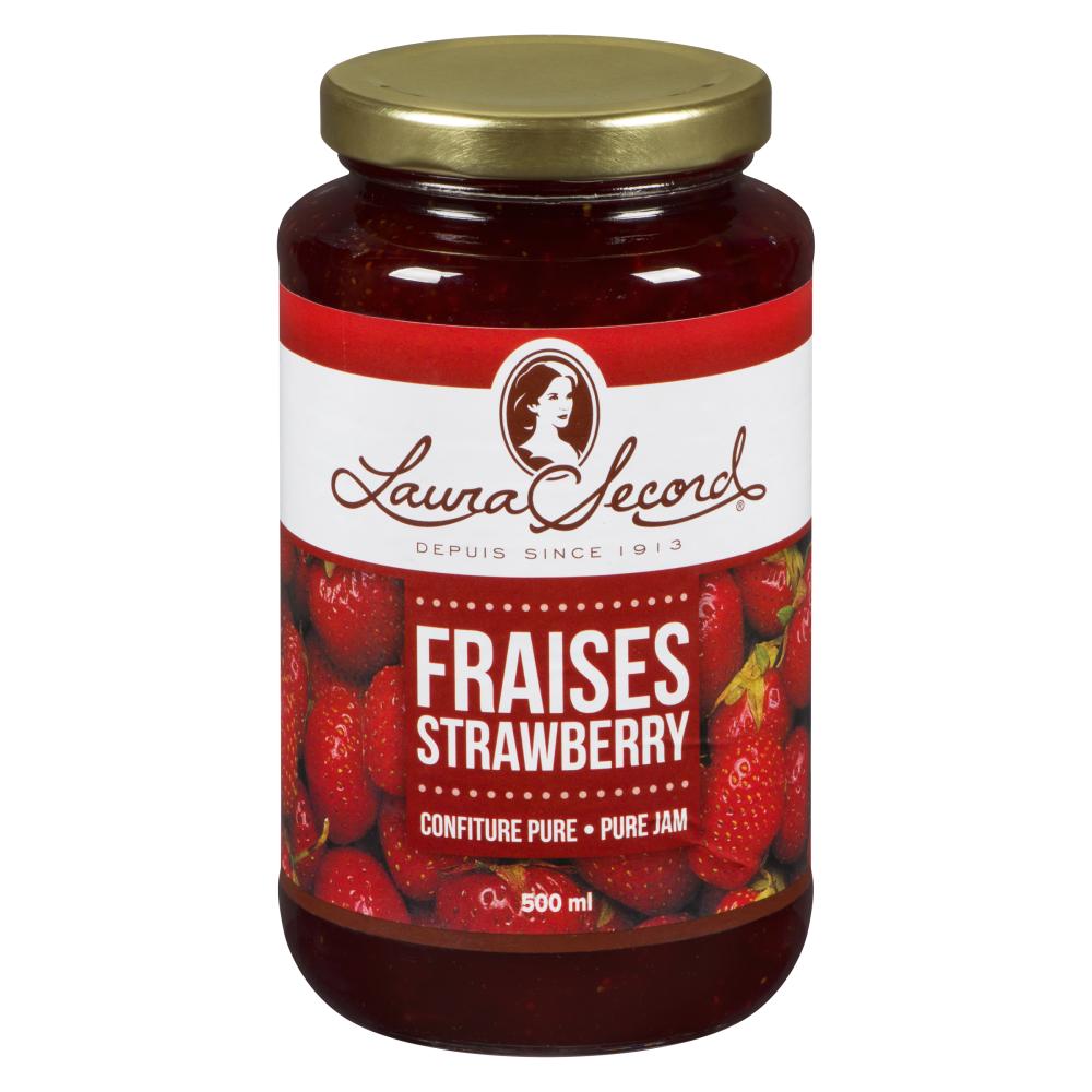 LAURA SECORD STRAWBERRY PUREE, 12 X 500 ML