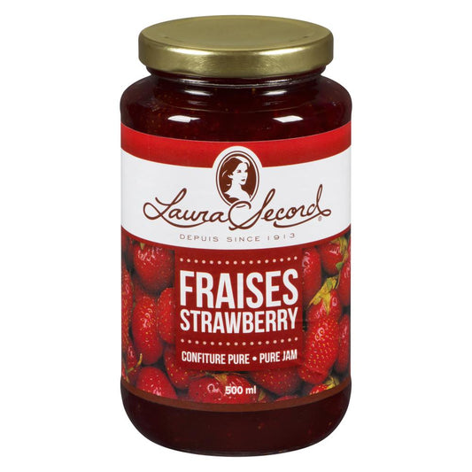 LAURA SECORD STRAWBERRY PUREE, 12 X 500 ML