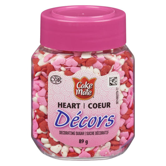 CAKEMATE DECORATION HEART, 12 X 89 G