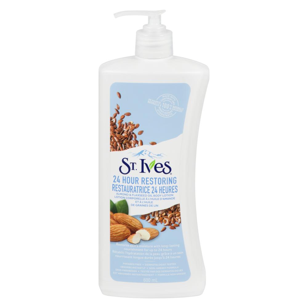 ST. IVES ALMOND BODY LOTION, 4 X 600 ML