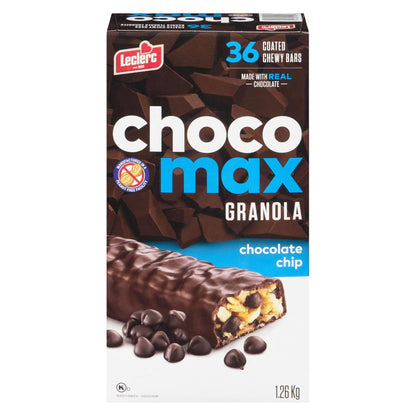LECLERC CHMAX GRANOLA CHOCOLATE CHUNKS, 8 X 1.26 KG