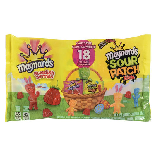 MAYNARDS SOUR PATCH KIDS STRAWBERRY CANDY, 12 X 225 G
