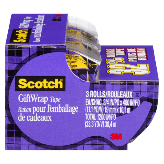 SCOTCH PACKAGING TAPE 311X OS, 24 X 1 UN