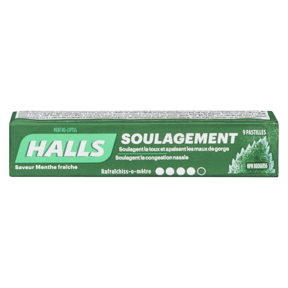 HALLS FRESH MINT LOZENGES, 20 X 9 UN