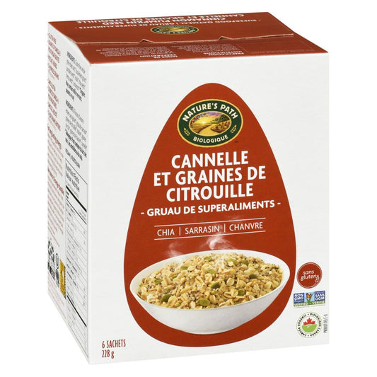 QIA ORGANIC STEEL-CUT OATMEAL CANADIAN CITRUS FLAVOUR, 6 X 6 X 38 G