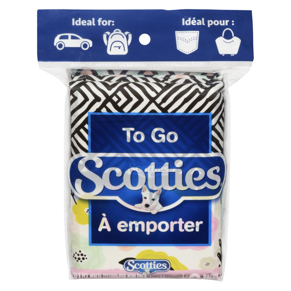 SCOTTIES POCKET TISSUES, 12 X 10 UN
