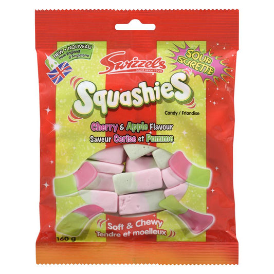 REGAL SQUASHIES SOUR APPLE CANDY, 10 X 160 G